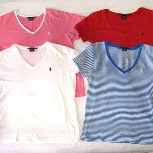 Women's Polo Tee Shirt Lot Size XL